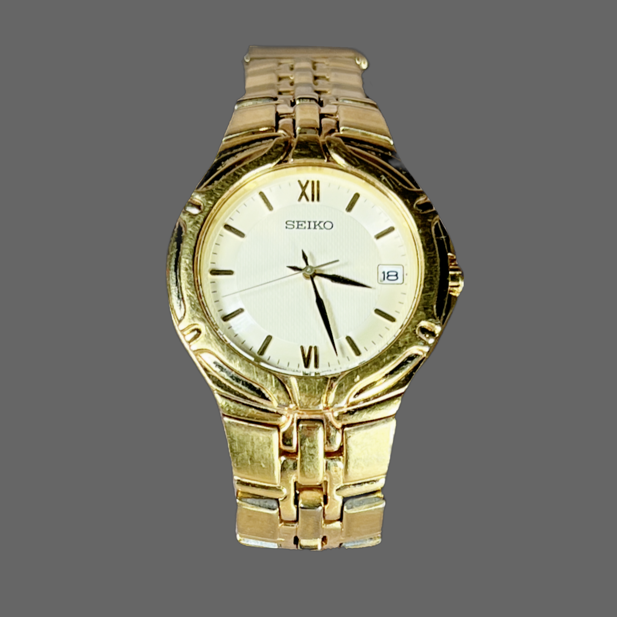 Seiko 7N42-6C10 wristwatch | Kitschy Trinkets